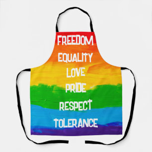 Rainbow Flag Gay Lesbian LGBT Schürze