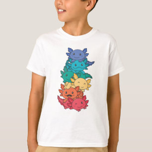Rainbow Flag Gay Pride Lgbtq Axolotl T-Shirt