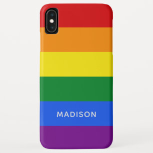 Rainbow Flag individuelle Name Case-Mate iPhone Hülle