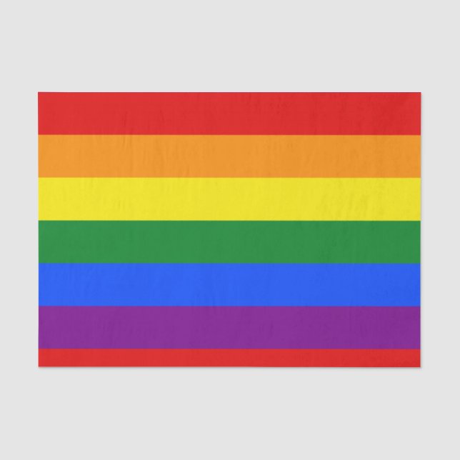 Rainbow-Flag-Papiere Seidenpapier (Vorderseite)