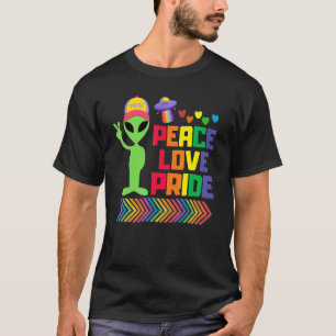 Rainbow Flag Peace Liebe Pride Month Niedlich Lgbt T-Shirt