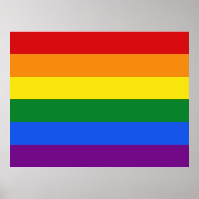 Rainbow Flag Poster (Vorne)