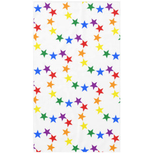 RAINBOW FLAG STARS II + Ihre Ideen Tischdecke