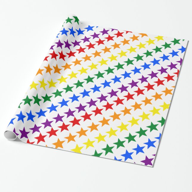 RAINBOW FLAG STARTEN + Ihre Ideen Geschenkpapier (Ungerollt)