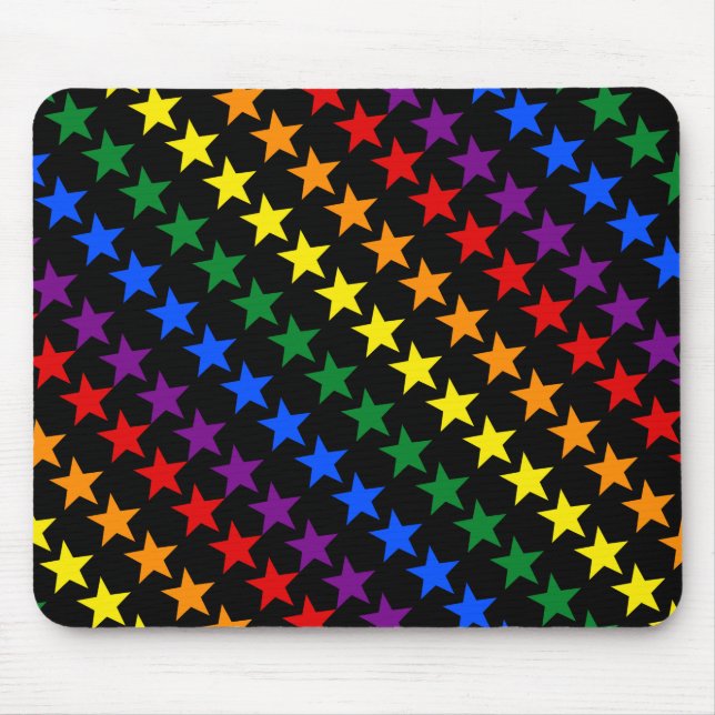 RAINBOW FLAG STARTEN + Ihre Ideen Mousepad (Vorne)