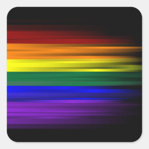 Rainbow Flag Sticker Sheet (Quadrat)