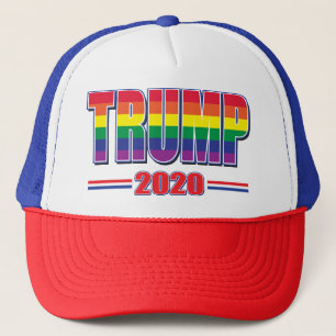 Rainbow-Flag-Trump-2020 Truckerkappe