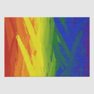 Rainbow Flames Gradient Seidenpapier