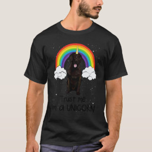 Rainbow Flat Coated Retriever Trust Me Ich Bin Ein T-Shirt