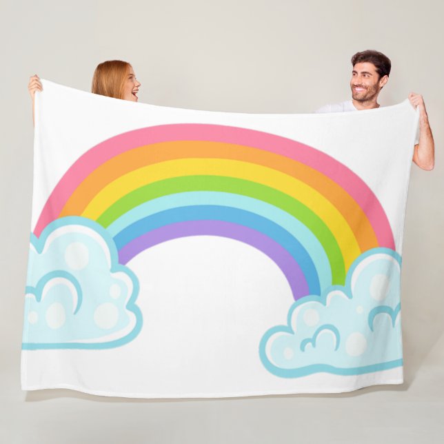 Rainbow Fleece Blanket (Beispiel)