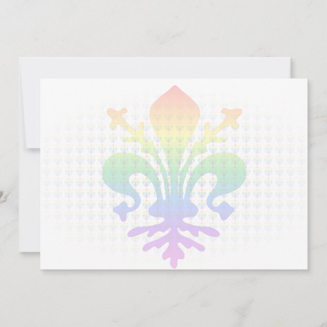 Rainbow Fleur-de-lis (Vorderseite)