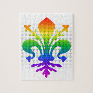 Rainbow Fleur-de-lis
