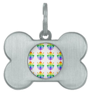 Rainbow Fleur-de-lis Tiermarke