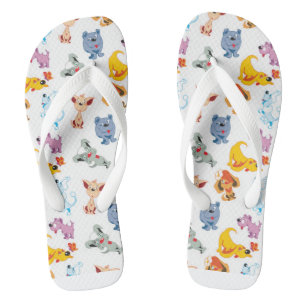Rainbow Flip Flops