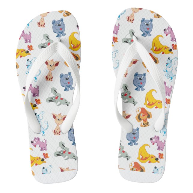 Rainbow Flip Flops (Fußbett)