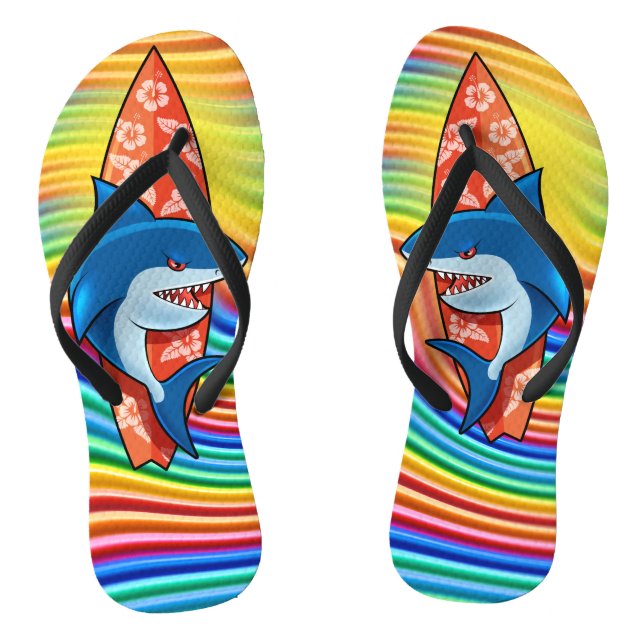 Rainbow Flip Flops Haifischfanganker (Fußbett)