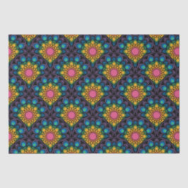 Rainbow Floral Fountain Albergo Colmanicchio Seidenpapier