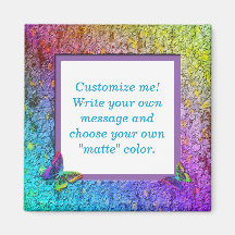 [Rainbow Floral Frame] Abstrakt mit Schmetterlinge