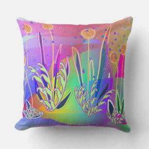 Rainbow Florals Kissen