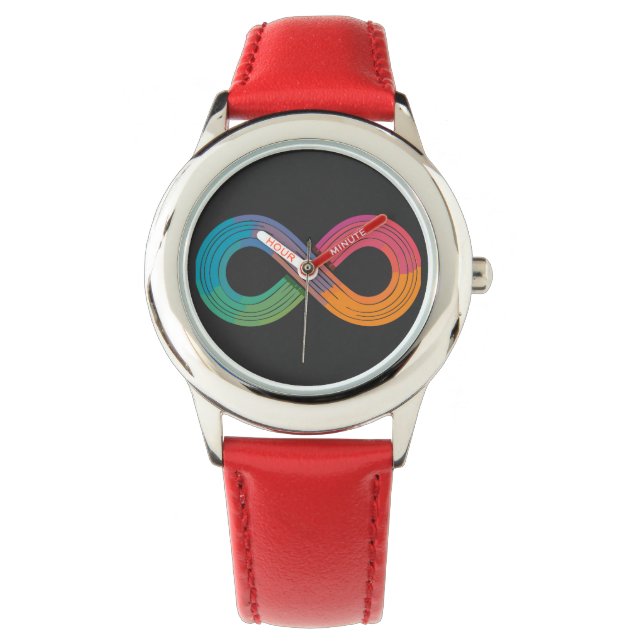 Rainbow Flow Armbanduhr (Vorderseite)