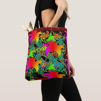 Rainbow Flowers Galore Tragetasche Tasche