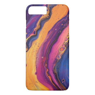 Rainbow Fluid Pour Lila & orange farbig Case-Mate iPhone Hülle