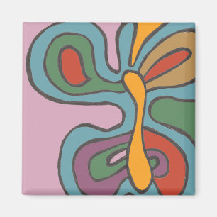 Rainbow Flutterfly Magnet