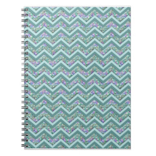 Rainbow Foil ZigZag Muster Notizblock