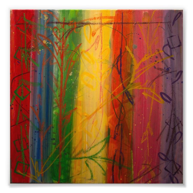 Rainbow Forrest von Bryce & Mary Fotodruck (Vorne)