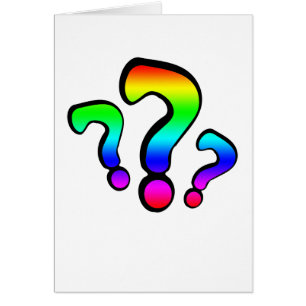 Rainbow-Fragezeichen