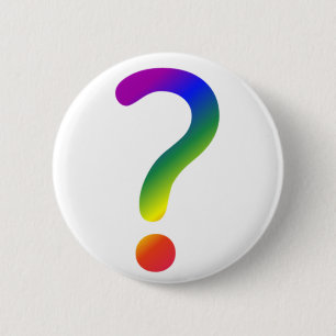Rainbow-Fragezeichen Button