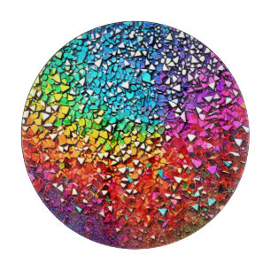 Rainbow Fragment Mosaik Schneidebrett