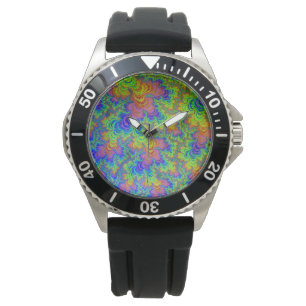 Rainbow-Fraktal  Armbanduhr