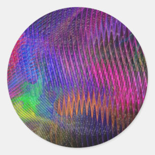 Rainbow Fraktal Textur Aufkleber
