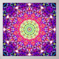 Rainbow-Fraktale | Kaleidoskopisch Mandala