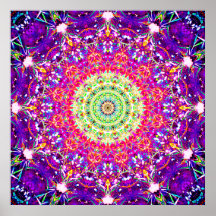 Rainbow-Fraktale | Kaleidoskopisch Mandala