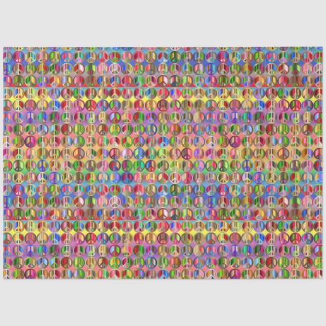 Rainbow-Friedensstift Seidenpapier (Vorderseite)