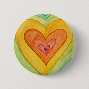 Rainbow Frienship Hearts Art Lapel Pins oder Butto Button