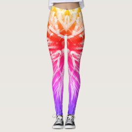 Rainbow Fun Bright Fireworks Leggings