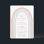 Rainbow Fun Kids Geburtstagsparty Einladung<br><div class="desc">Eine Geburtstagsfeier für Kinder zum Thema Rainbow.</div>