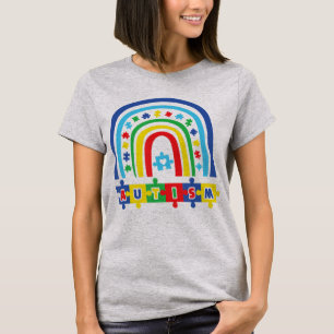 RAINBOW FÜR AUTISM Brillantes und autistisches Shi T-Shirt