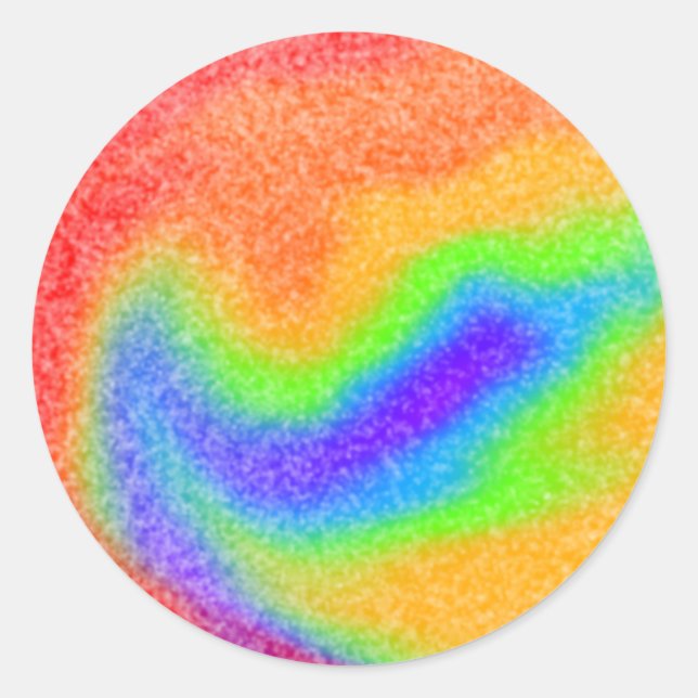 Rainbow Galaxy Sticker (Vorderseite)