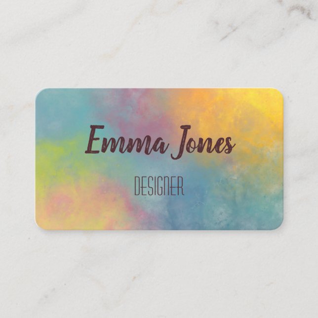 Rainbow Galaxy Visitenkarte (Vorderseite)