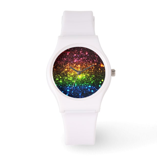 Rainbow Galaxy Watch Armbanduhr (Vorderseite)