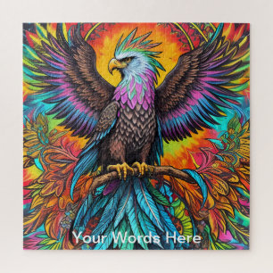 Rainbow Garden Neon Psychedelic Wildlife Nature