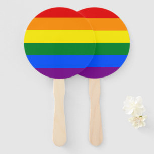 Rainbow Gay Pride Flag Fächer
