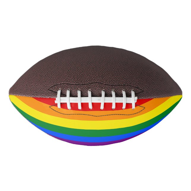 Rainbow Gay Pride Flag Football (Vorderseite)