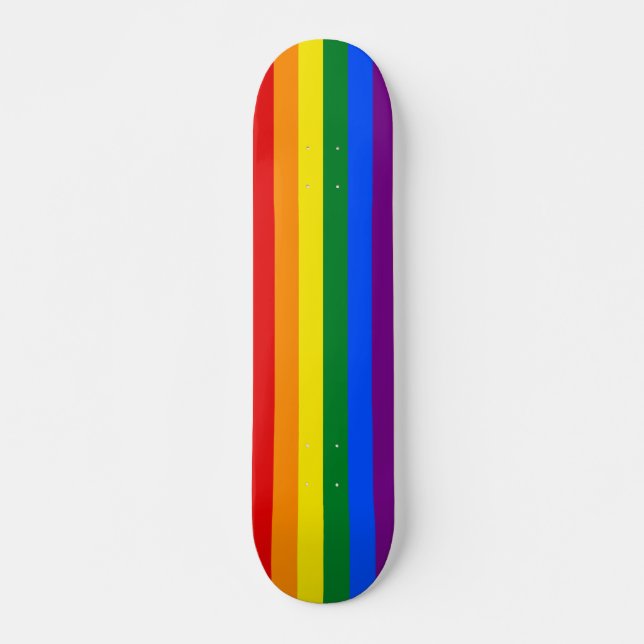 Rainbow-Gay Pride-Flag Skateboard (Vorne)