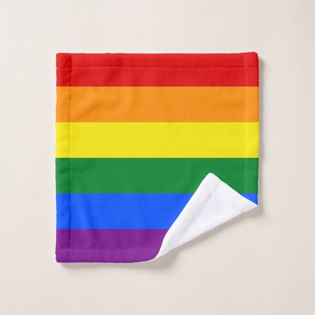 Rainbow-Gay Pride-Flag Waschlappen (Waschlappen)