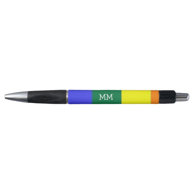 Rainbow Gay Pride Lgbt Personalisiert Kugelschreiber (Vorderseite)